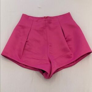 Zara High Waist Fuchsia Shorts